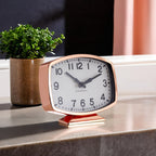 Rose Gold Finish Table Clock