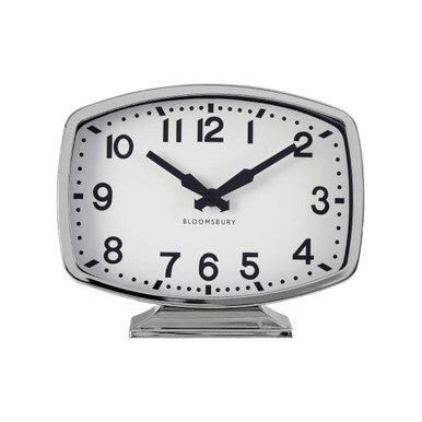 Silver Chrome Table Clock