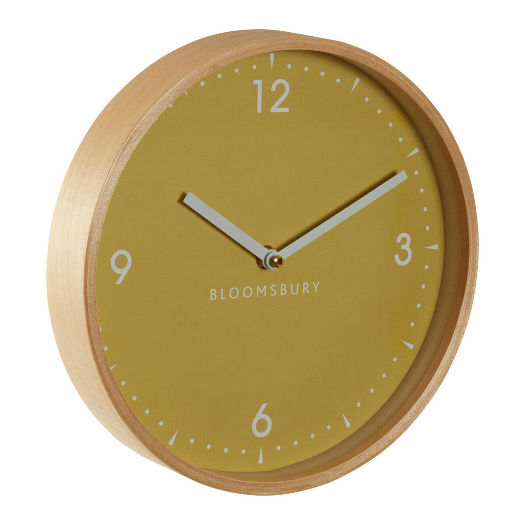 Small Yellow Wall Clock