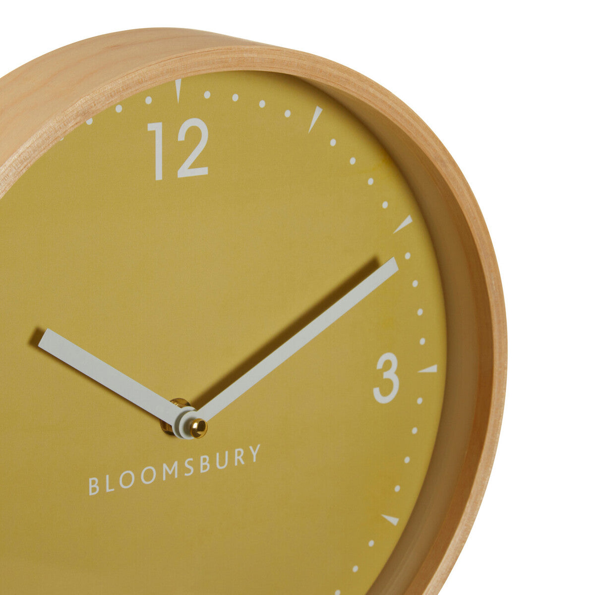 Small Yellow Wall Clock