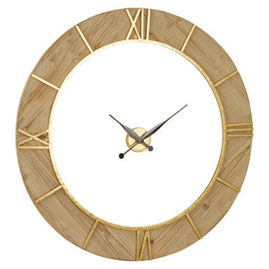 98cm Dia Wall Clock with White Face