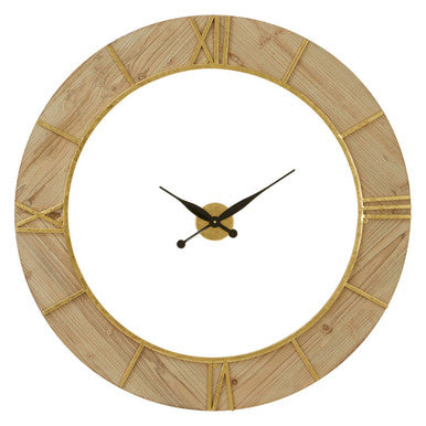 98cm Dia Wall Clock with White Face