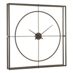 105cm Dia Rust Finish Wall Clock