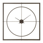 105cm Dia Rust Finish Wall Clock