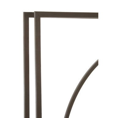 105cm Dia Rust Finish Wall Clock