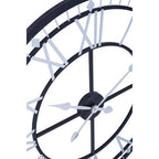 80cm Dia Skeletal Wall Clock with Black Finish Frame