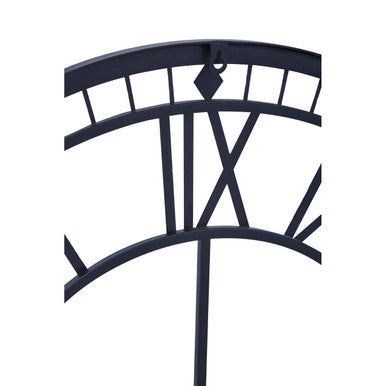 80cm Dia Skeletal Wall Clock with Black Finish Frame