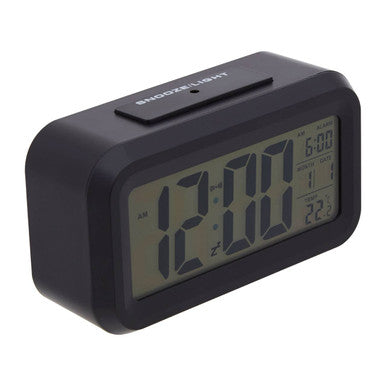 Black Lcd Digital Clock