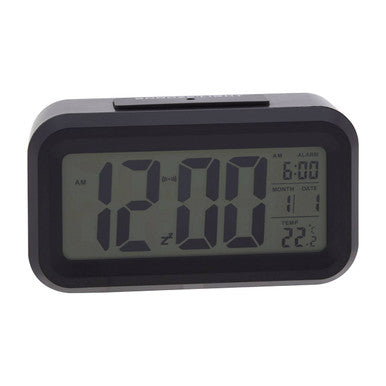 Black Lcd Digital Clock