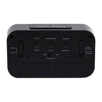 Black Lcd Digital Clock