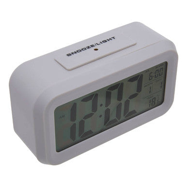 Grey Lcd Digital Clock
