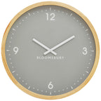 50cm Dia Grey Wall Clock