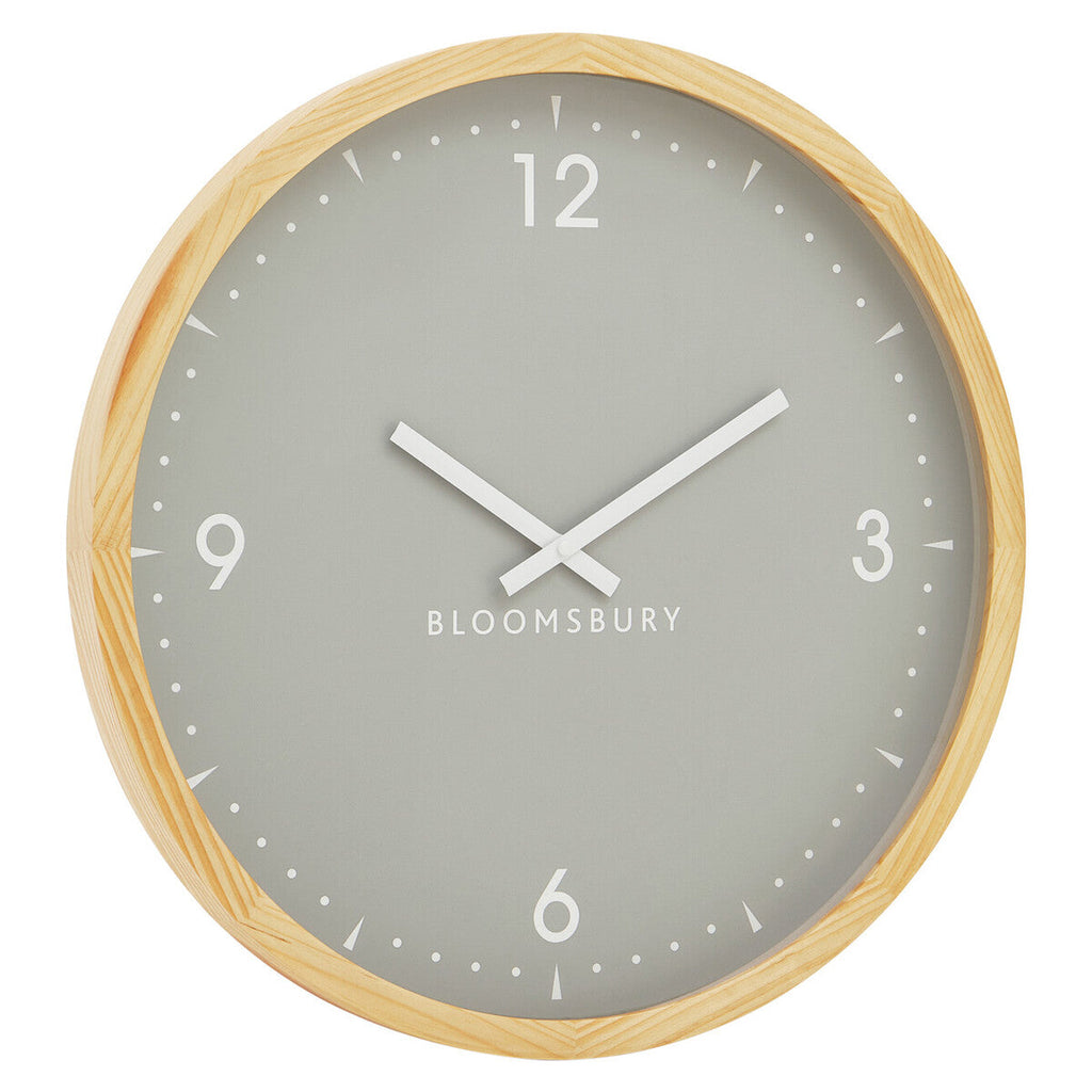 50cm Dia Grey Wall Clock