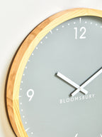 50cm Dia Grey Wall Clock