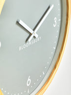 50cm Dia Grey Wall Clock