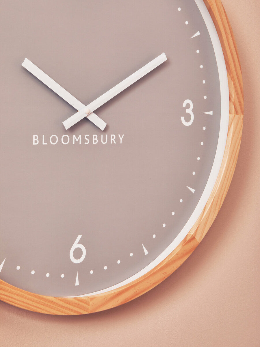 50cm Dia Grey Wall Clock