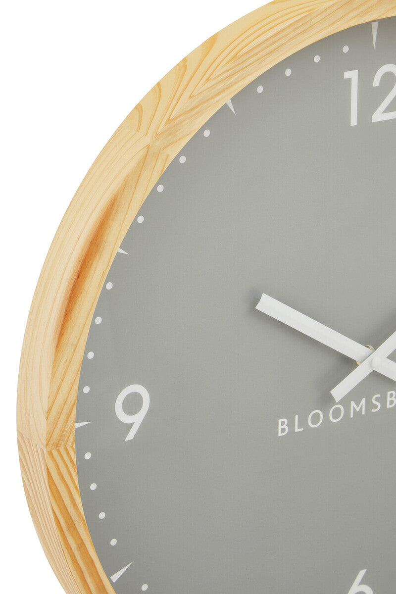 50cm Dia Grey Wall Clock