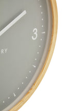 50cm Dia Grey Wall Clock