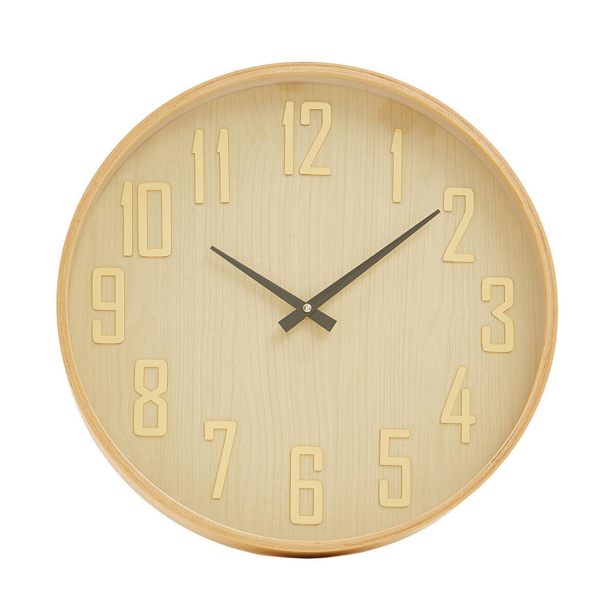 40cm Dia Natural Wall Clock