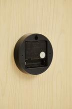 30cm Dia Black Wall Clock
