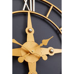 Gold and Silver Wall Clock