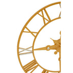 Gold and Silver Wall Clock