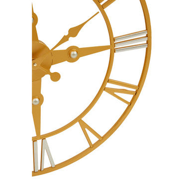 Gold and Silver Wall Clock