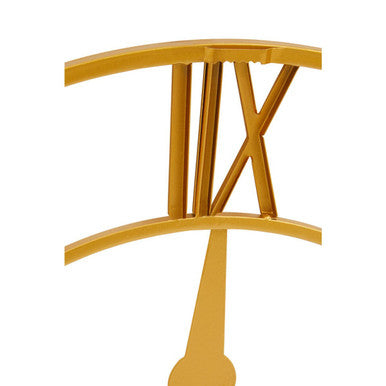 Gold and Silver Wall Clock