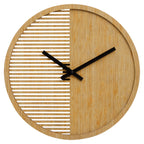 40cm Dia Small Wooden Effect Wall Clock