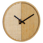 40cm Dia Small Wooden Effect Wall Clock