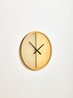 40cm Dia Small Wooden Effect Wall Clock