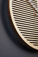 40cm Dia Small Wooden Effect Wall Clock