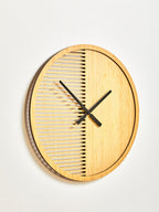 60cm Dia Large Wooden Wall Clock