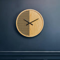 60cm Dia Large Wooden Wall Clock