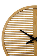 60cm Dia Large Wooden Wall Clock