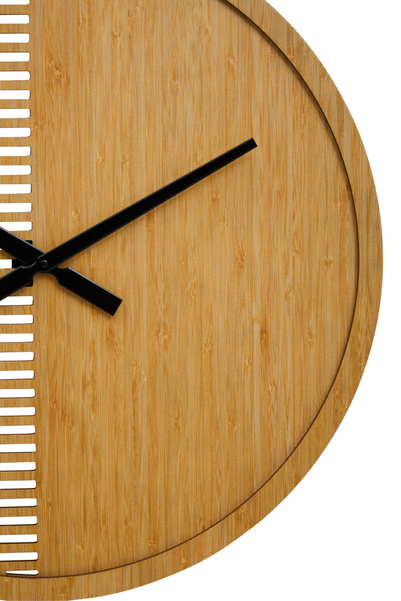 60cm Dia Large Wooden Wall Clock