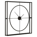 105cm Dia Black Finish Wall Clock