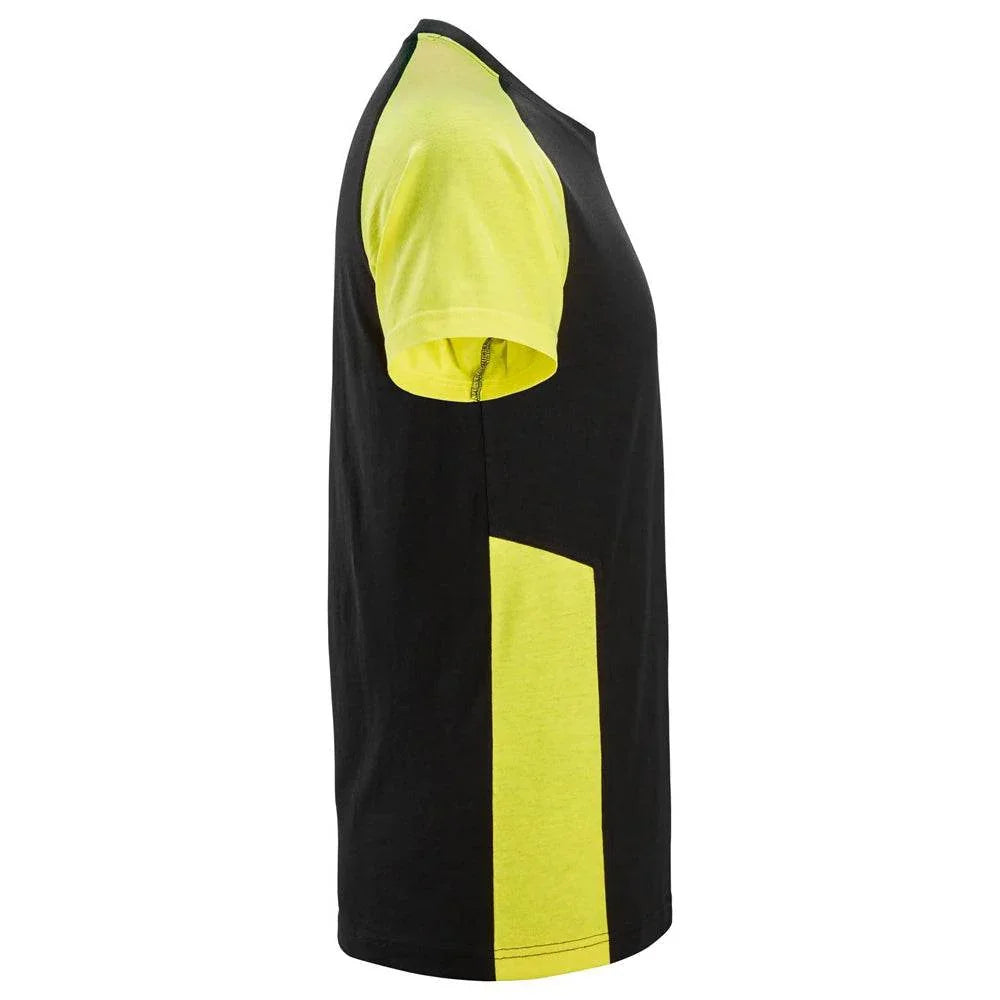 Snickers 2550 Two-Coloured Short Sleeve Cotton T-Shirt