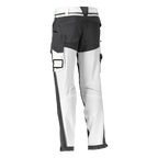 Mascot 22279 Ultimate Stretch Click System Pocket Trousers White / Stone Grey