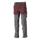 Mascot 22279 Ultimate Stretch Click System Pocket Trousers Bordeaux / Stone Grey