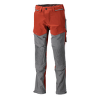 Mascot 22279 Ultimate Stretch Click System Pocket Trousers Autumn Red / Stone Grey