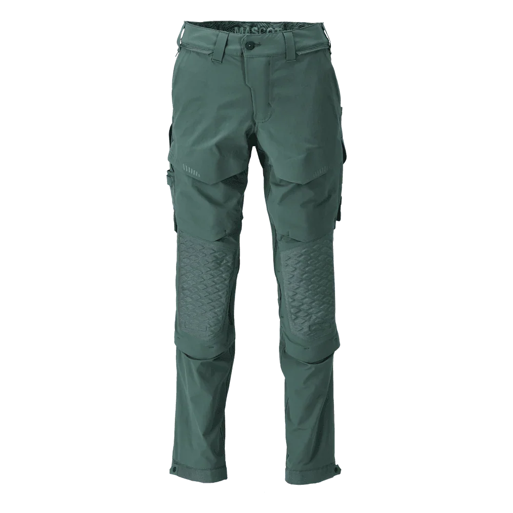 Mascot 22279 Ultimate Stretch Click System Pocket Trousers Forest Green