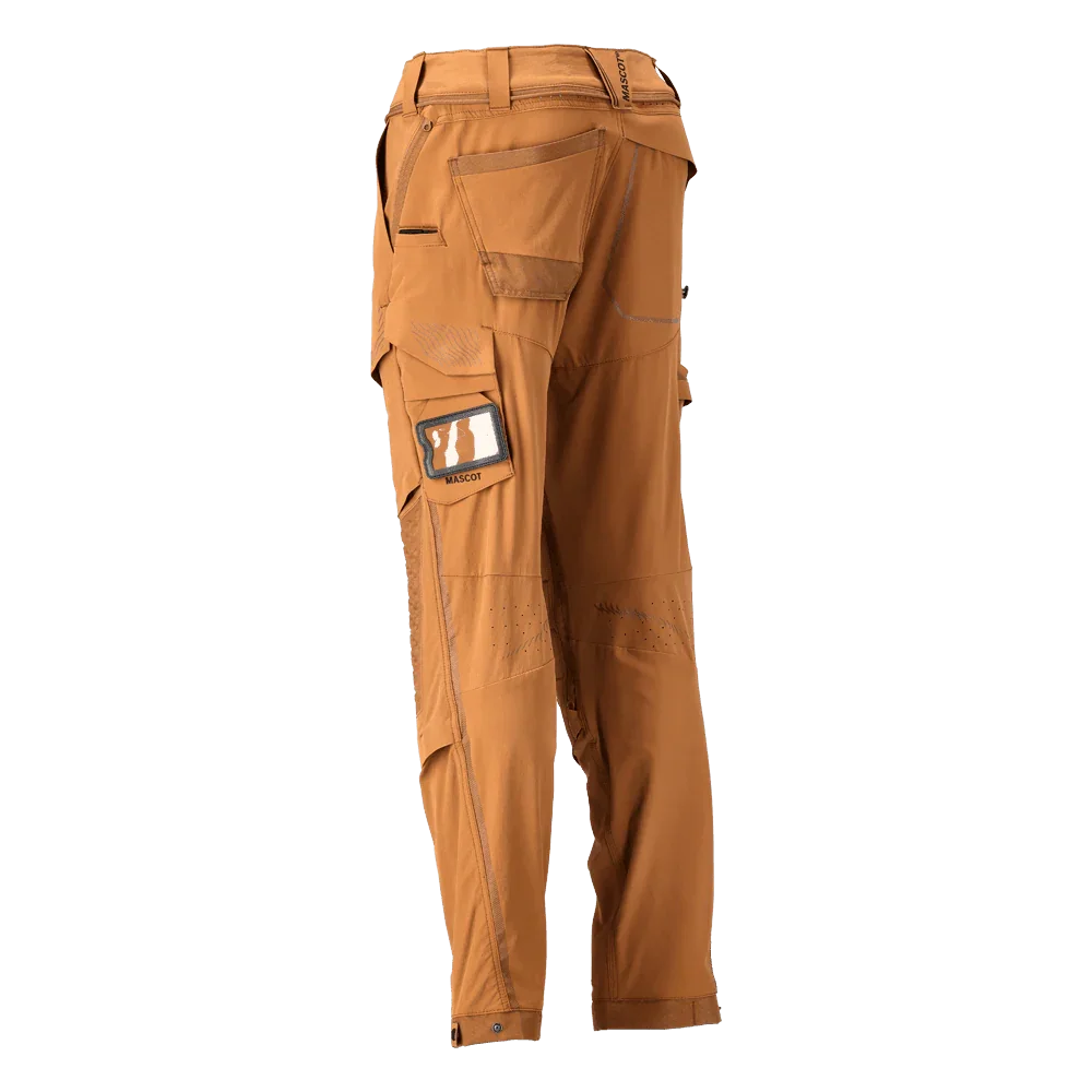 Mascot 22279 Ultimate Stretch Click System Pocket Trousers Nut Brown