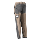 Mascot 22279 Ultimate Stretch Click System Pocket Trousers Dark Sand / Stone Grey