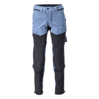 Mascot 22279 Ultimate Stretch Click System Pocket Trousers Stone Blue / Dark Navy