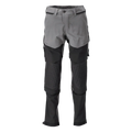 Mascot 22279 Ultimate Stretch Click System Pocket Trousers Stone Grey / Black
