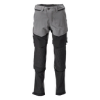 Mascot 22279 Ultimate Stretch Click System Pocket Trousers Stone Grey / Black