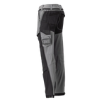 Mascot 22279 Ultimate Stretch Click System Pocket Trousers Stone Grey / Black
