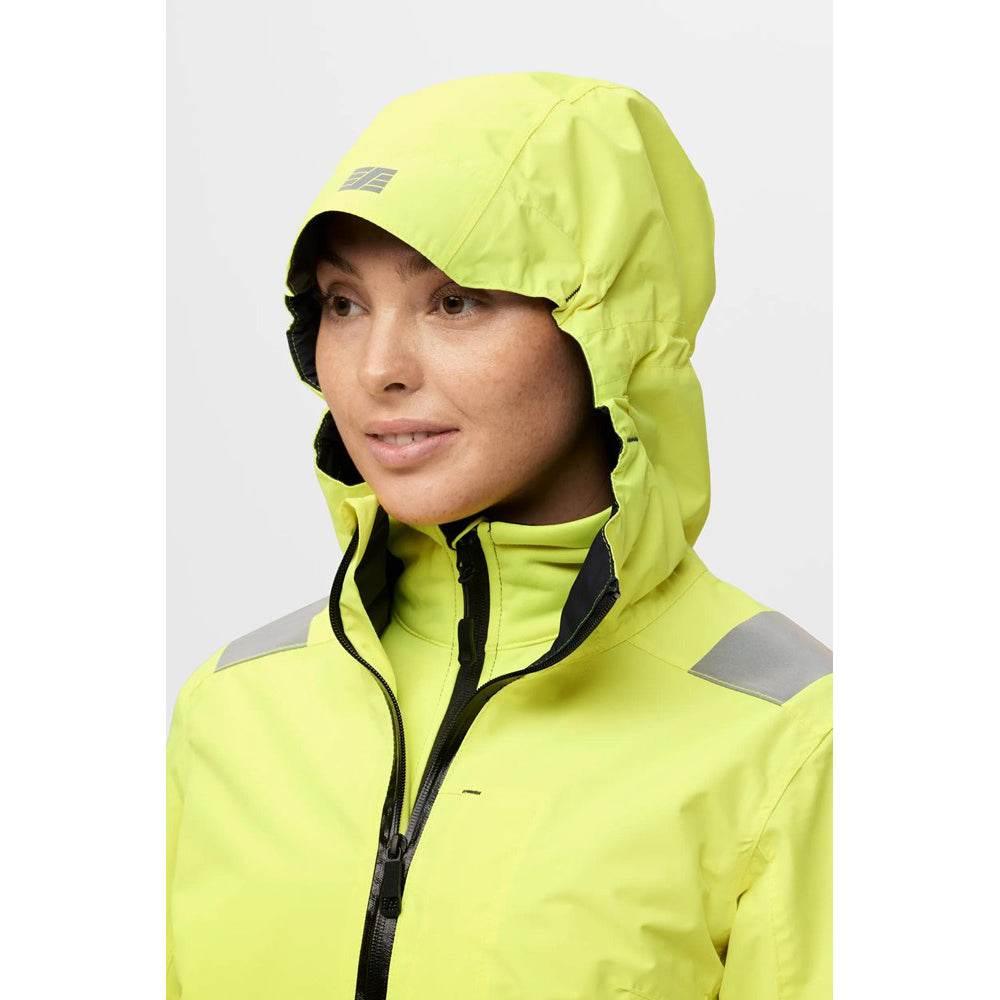 Snickers 1347 AllroundWork, Women’s Hi-Vis Waterproof Shell Jacket Class 2/3 Yellow Small