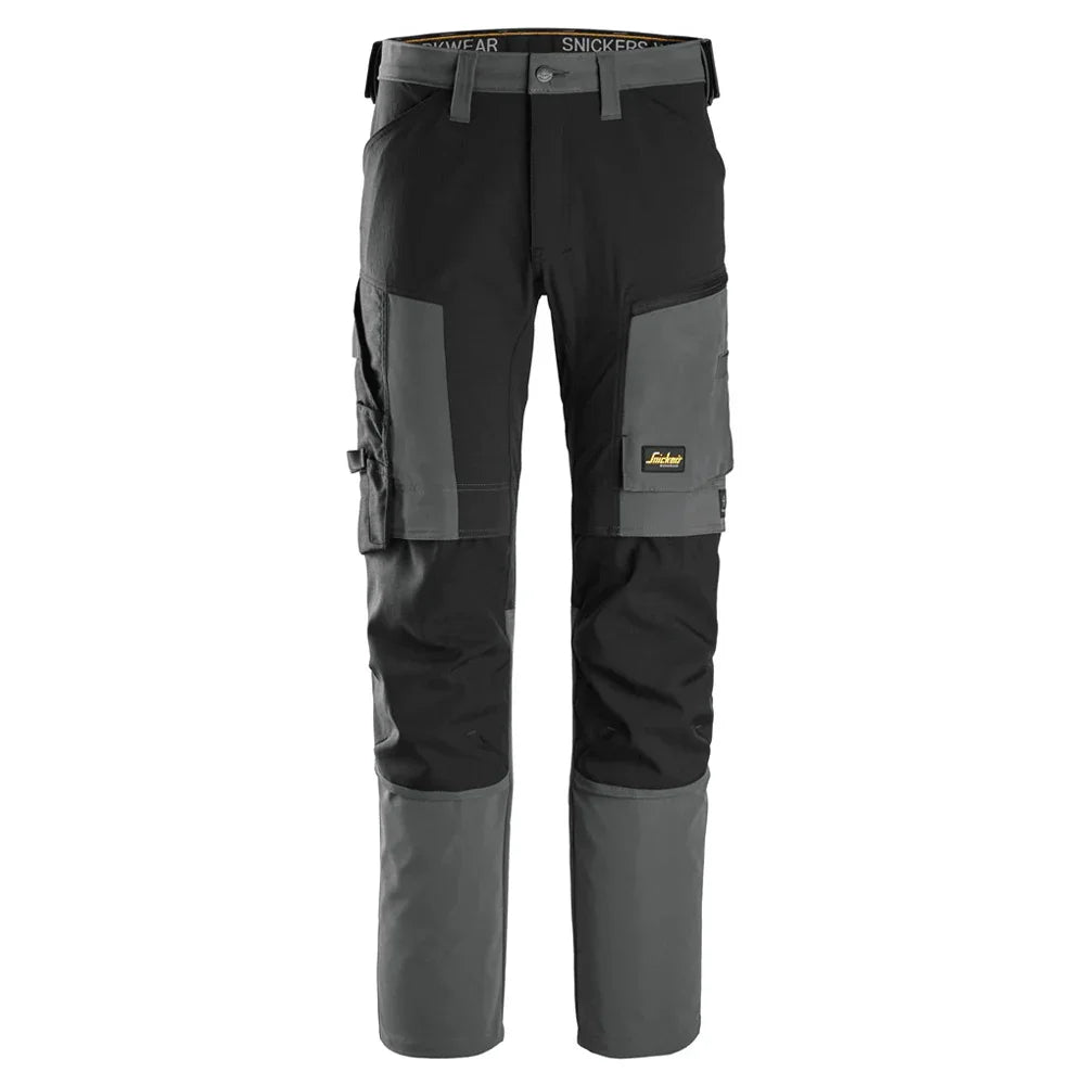 Snickers 6318 AllroundWork 4-Way Stretch Trousers Steel Grey
